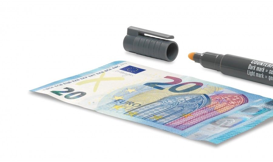 Rileva conta banconote false rilevatore ricaricabile EURO UV IR MG FJ-305