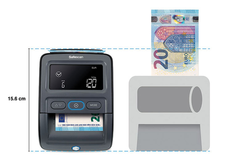 Verificatore di banconote false: Safescan 155-S G2